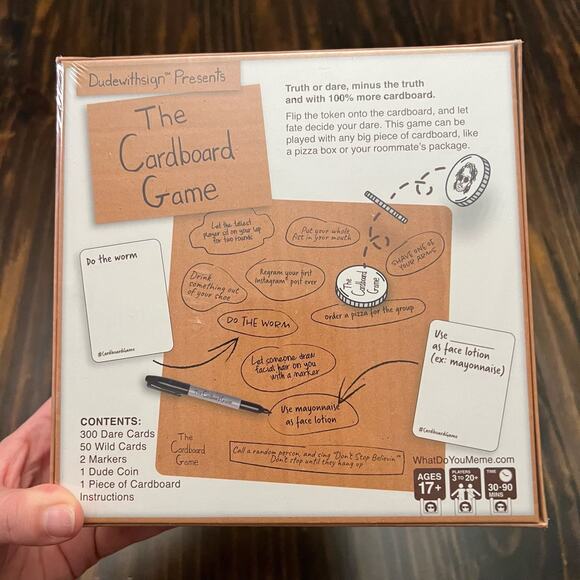 New in Package The Cardboard Game - Picture 2 of 3
